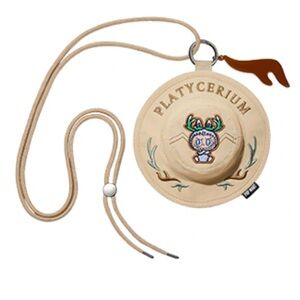 Labubu Bucket Hat Mini Bag - Platycerium